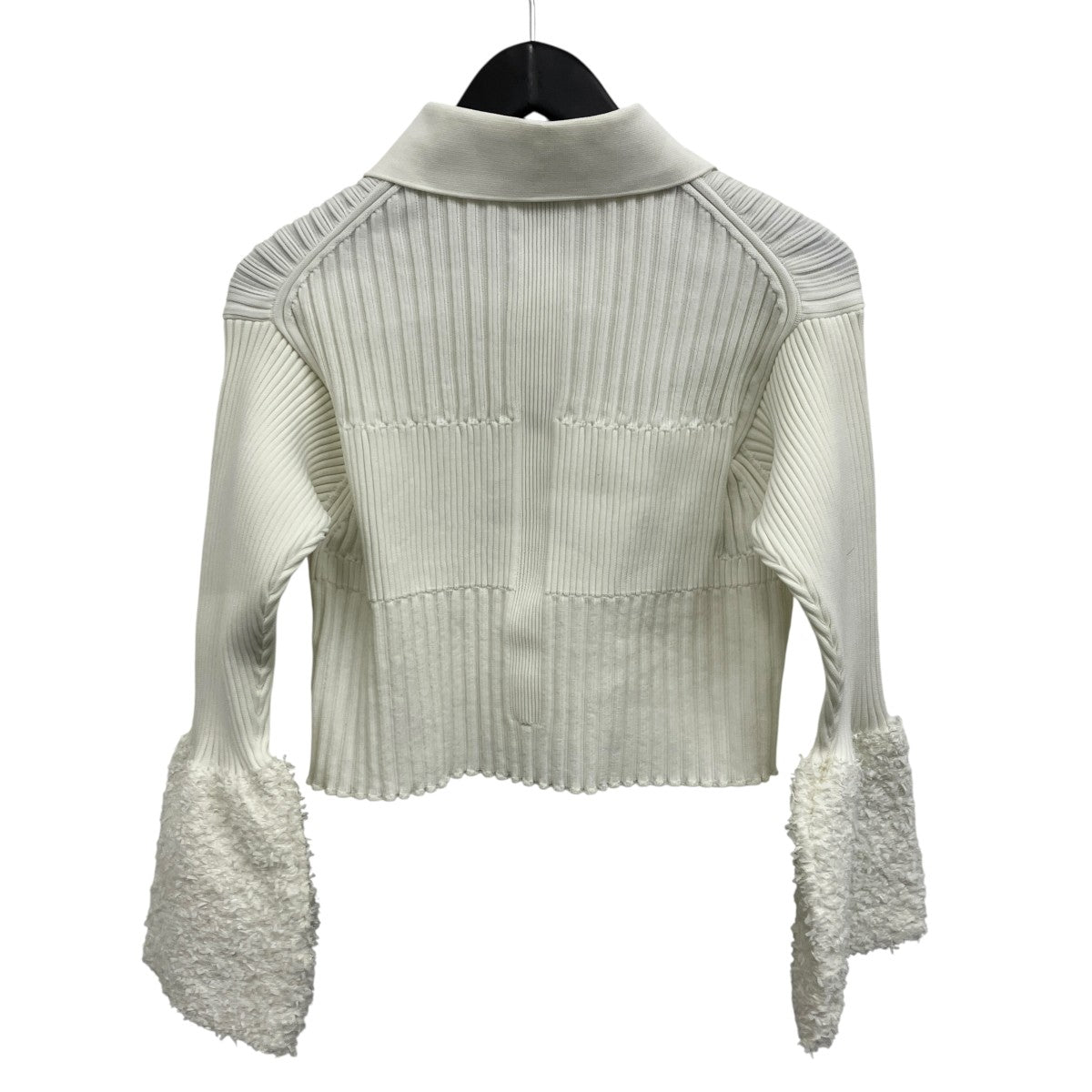 CFCL FLUTED REEF CROPPED ZIP SHIRT CARDIGAN ダブルジップショートジャケット 古着・中古-2枚目のアイテム画像