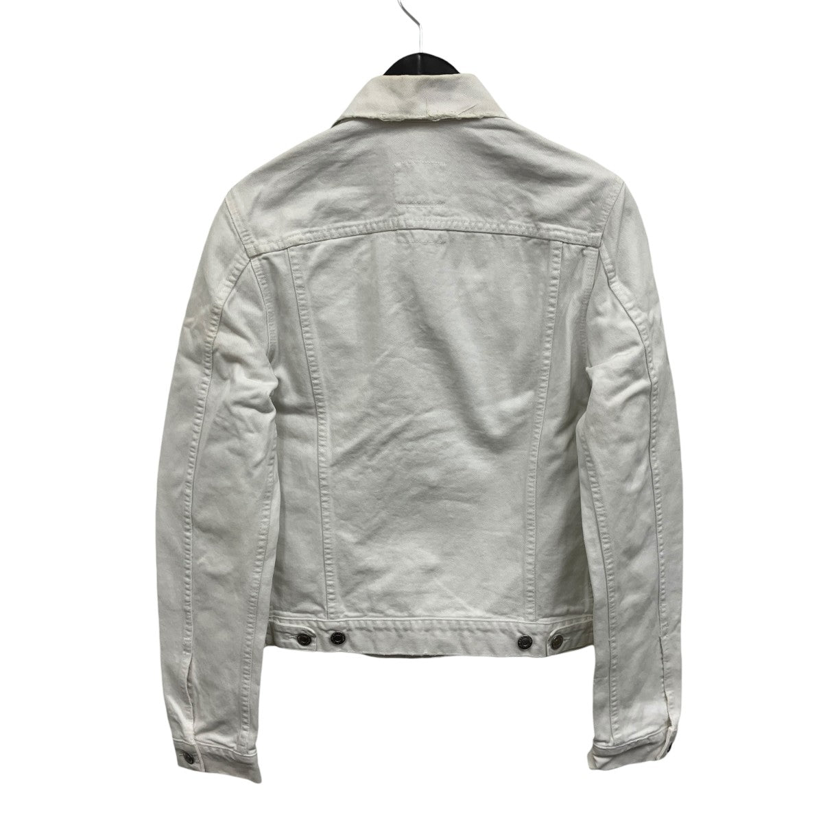HELMUT LANG VINTAGE BROKEN DENIM SLIM 2POCKET デニムジャケット 古着・中古-2枚目のアイテム画像
