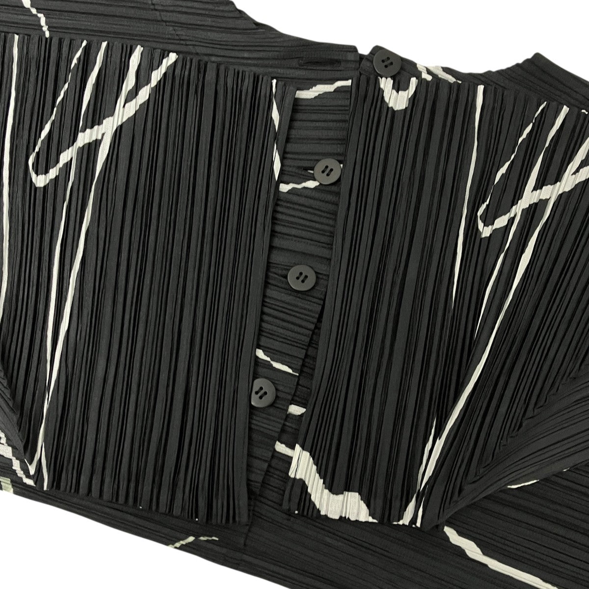 PLEATS PLEASE プリーツ加工カーディガン 古着・中古-5枚目のアイテム画像