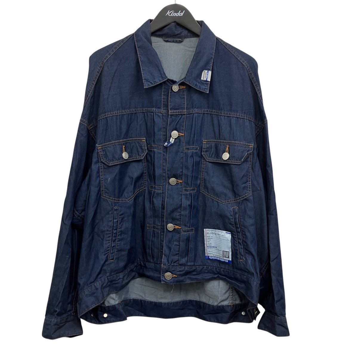 MIHARA YASUHIRO Tencel Denim Blouson デニムシャツ 古着・中古-1枚目のアイテム画像