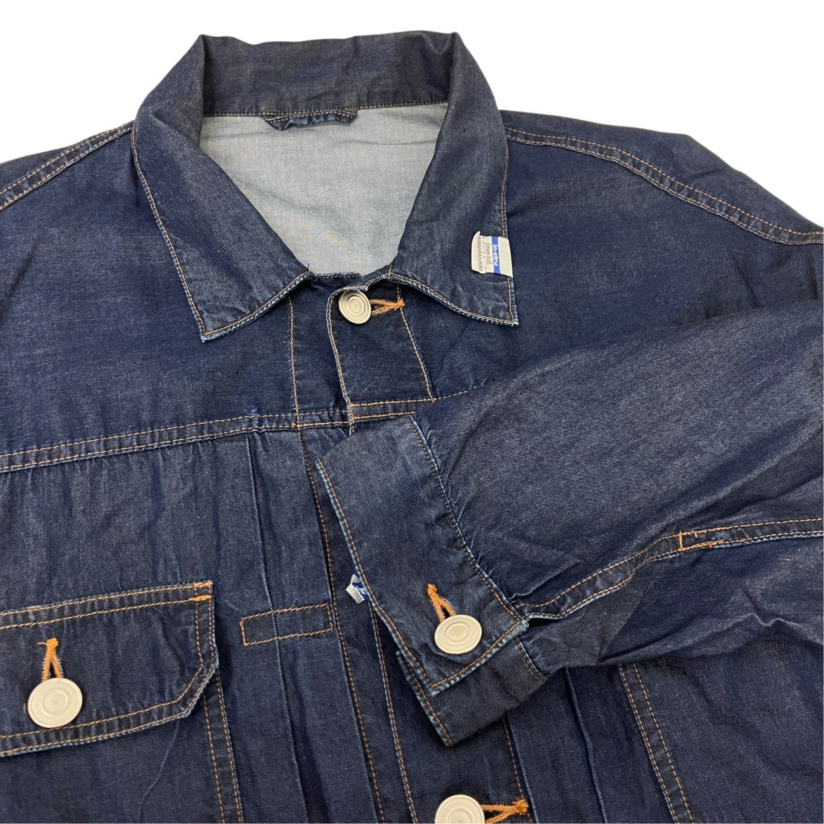 MIHARA YASUHIRO Tencel Denim Blouson デニムシャツ 古着・中古-4枚目のアイテム画像