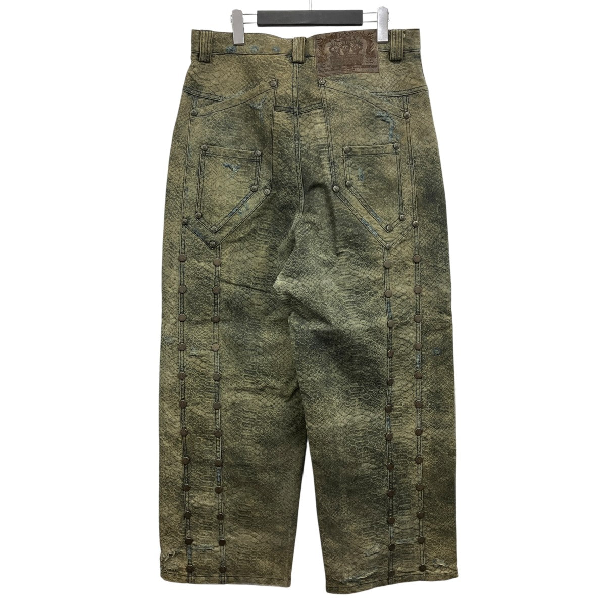Thought We Friends ワイドダメージデニムパンツ 古着・中古-2枚目のアイテム画像