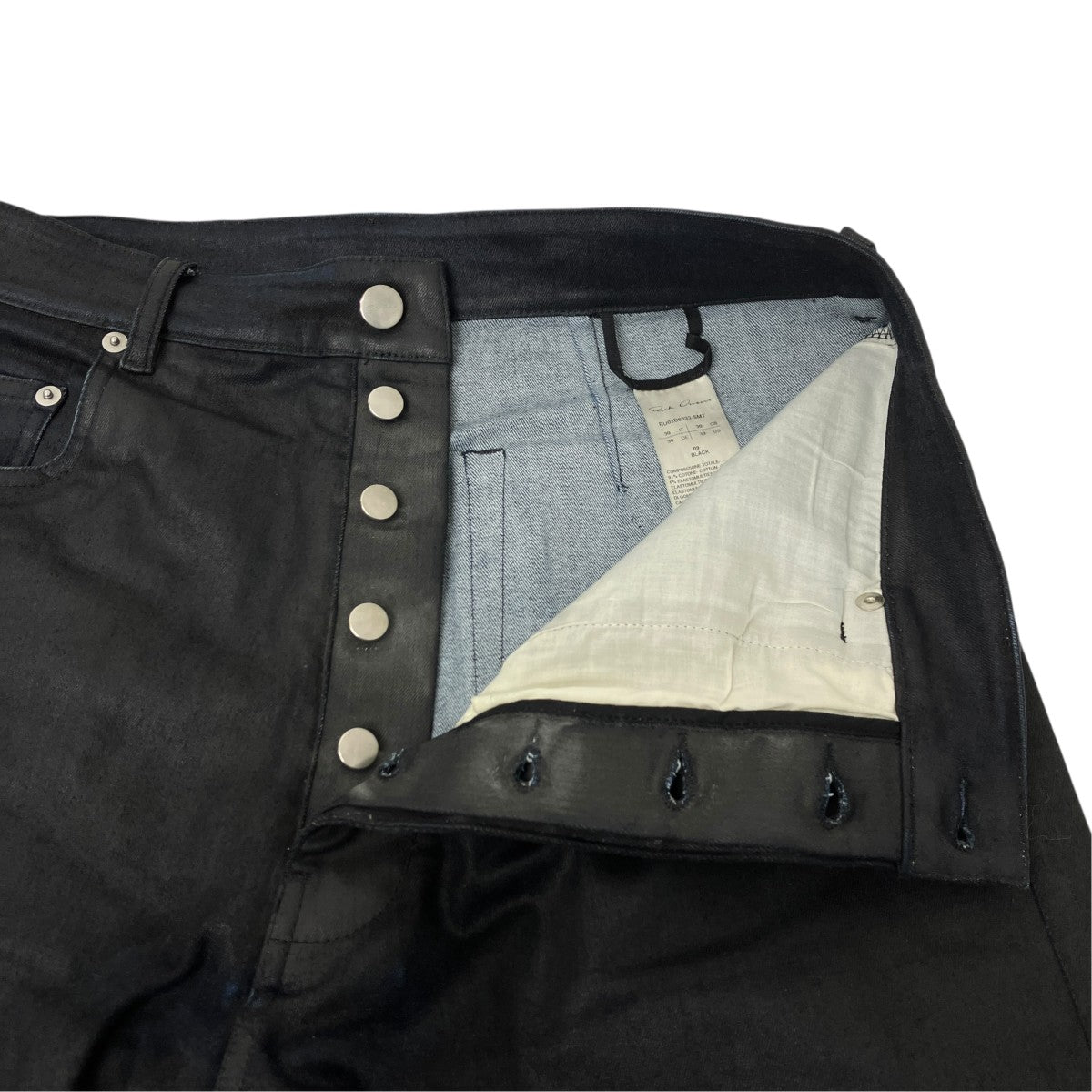 RICK OWENS コーティングデニムデニムパンツ 古着・中古-3枚目のアイテム画像