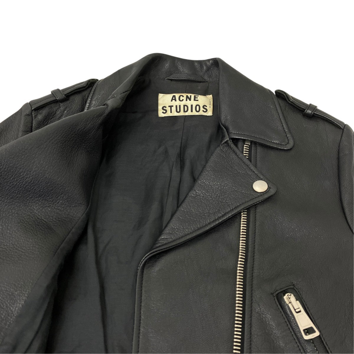 ACNE STUDIOS ライダースジャケット 古着・中古-4枚目のアイテム画像
