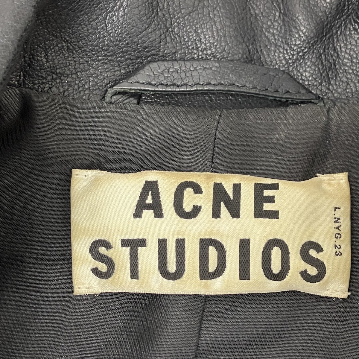 ACNE STUDIOS ライダースジャケット 古着・中古-6枚目のアイテム画像
