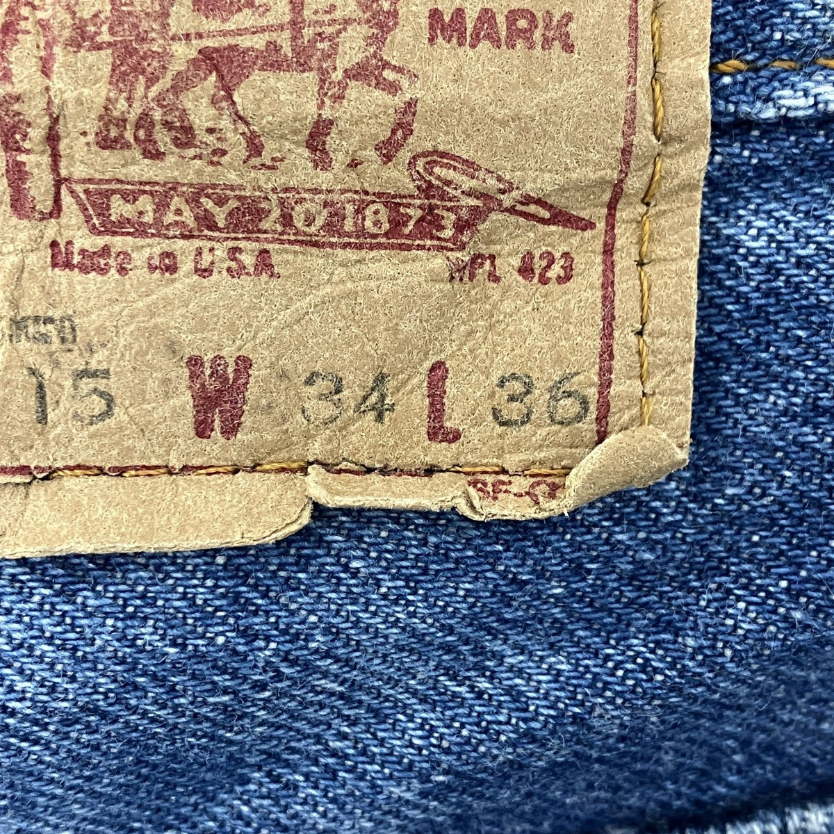 LEVI’S ストレートデニム 古着・中古-5枚目のアイテム画像
