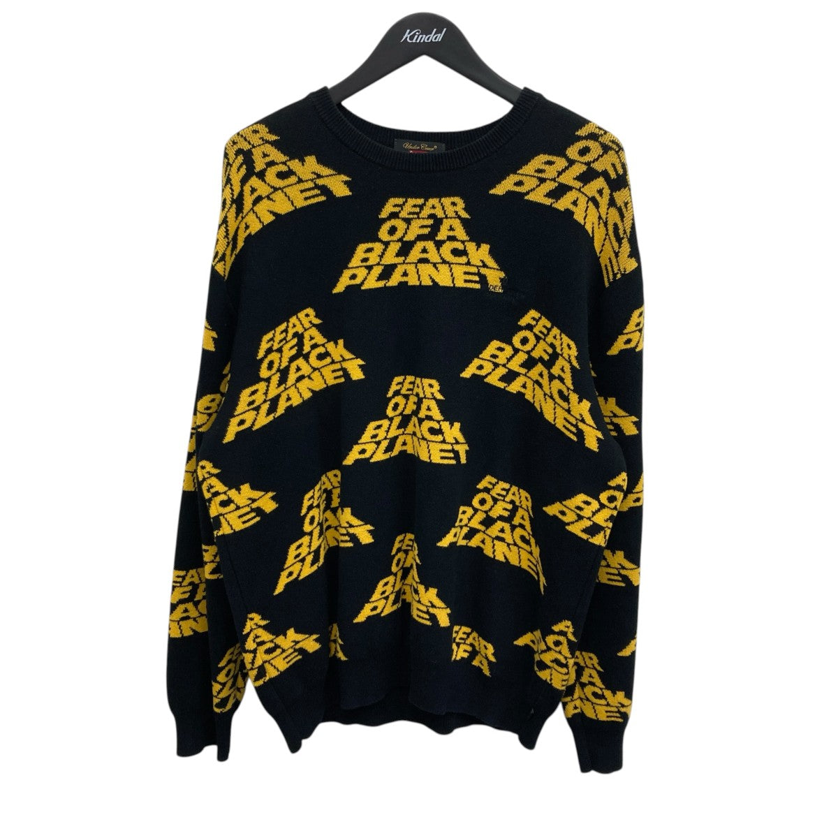 Supreme×UNDERCOVER×Public Enemy 18AWFear of a Black Planet Sweater総柄ニット 古着・中古-1枚目のアイテム画像