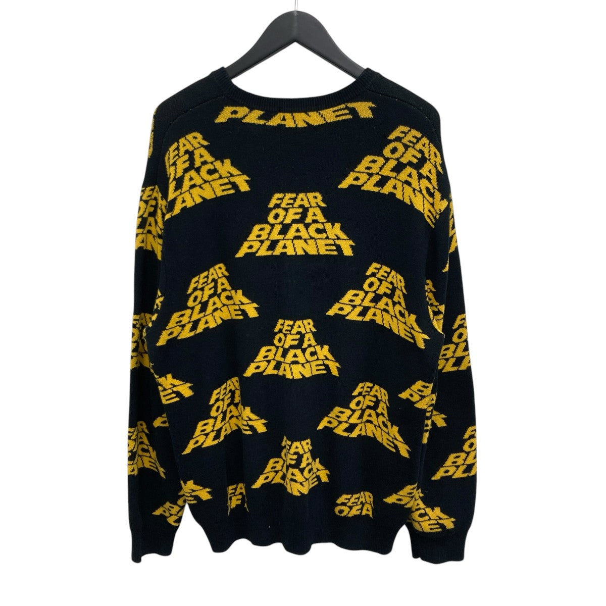 Supreme×UNDERCOVER×Public Enemy 18AWFear of a Black Planet Sweater総柄ニット 古着・中古-2枚目のアイテム画像