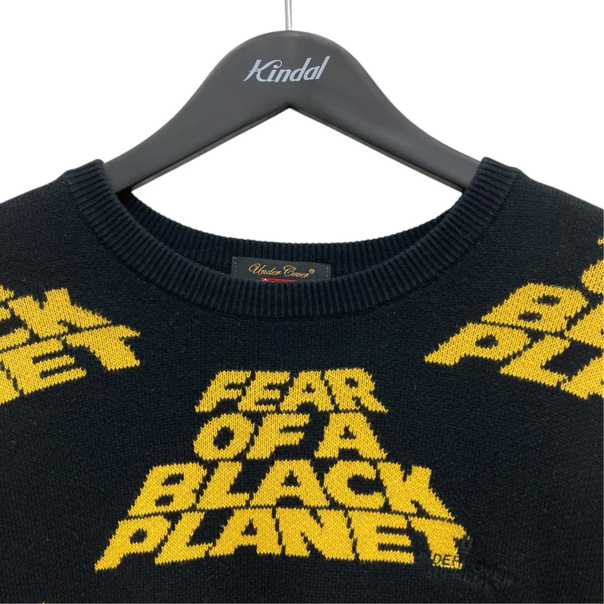 Supreme×UNDERCOVER×Public Enemy 18AWFear of a Black Planet Sweater総柄ニット 古着・中古-3枚目のアイテム画像