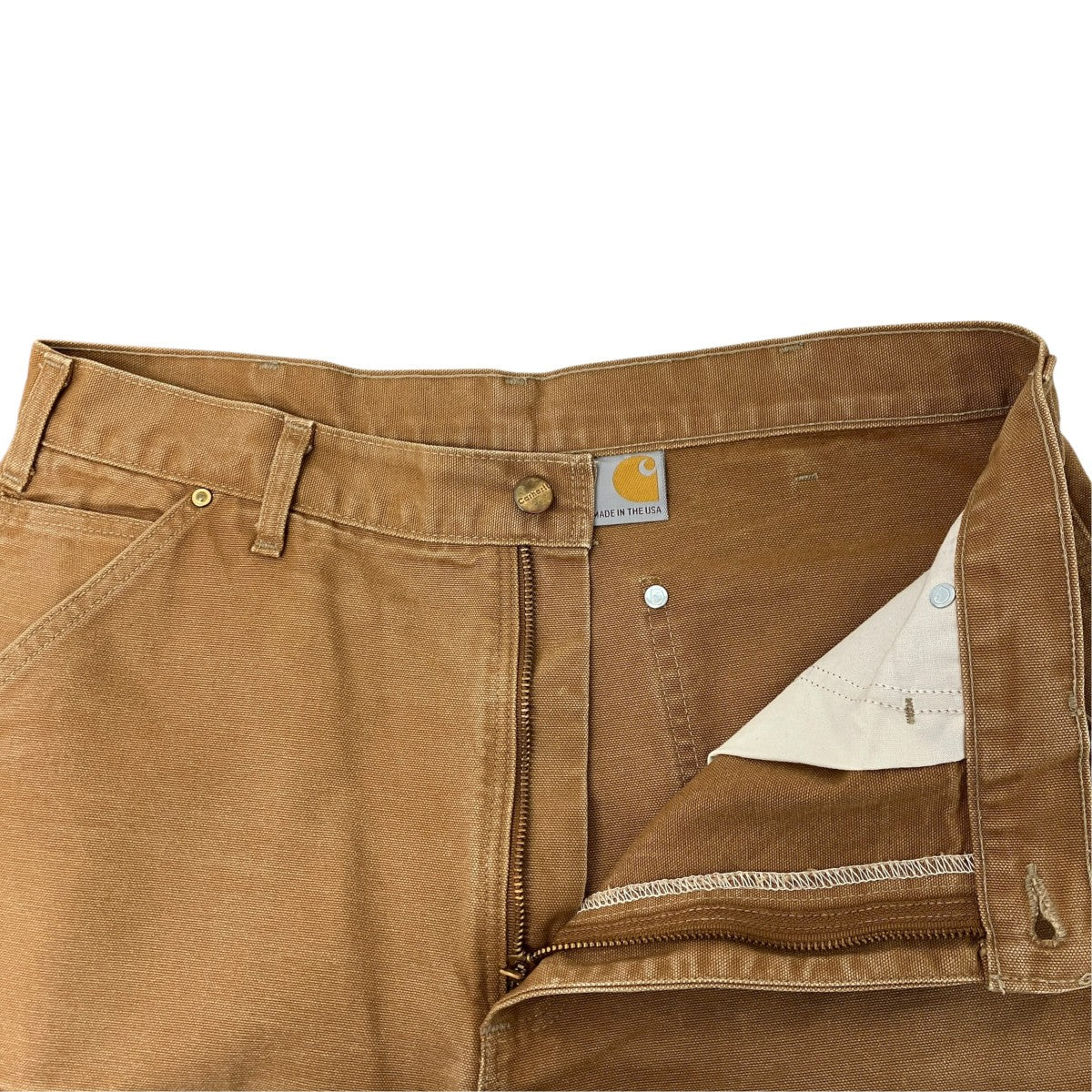 CarHartt made in USA ダブルニーペインターパンツ 古着・中古-3枚目のアイテム画像