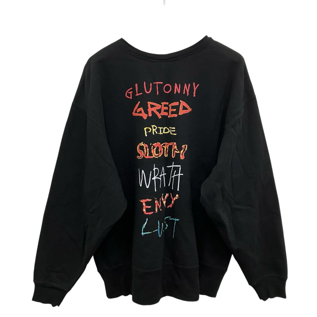 SAINT MICHAEL プリントスウェット 古着・中古-2枚目のアイテム画像