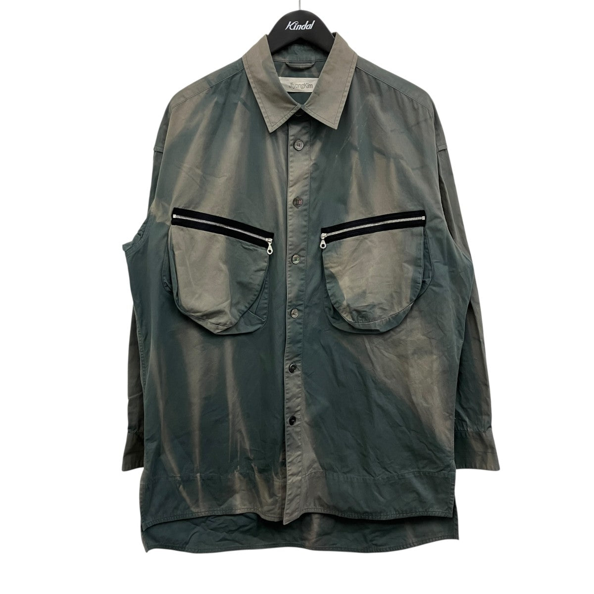 JIYONGKIM ポケットジップシャツ 古着・中古-1枚目のアイテム画像