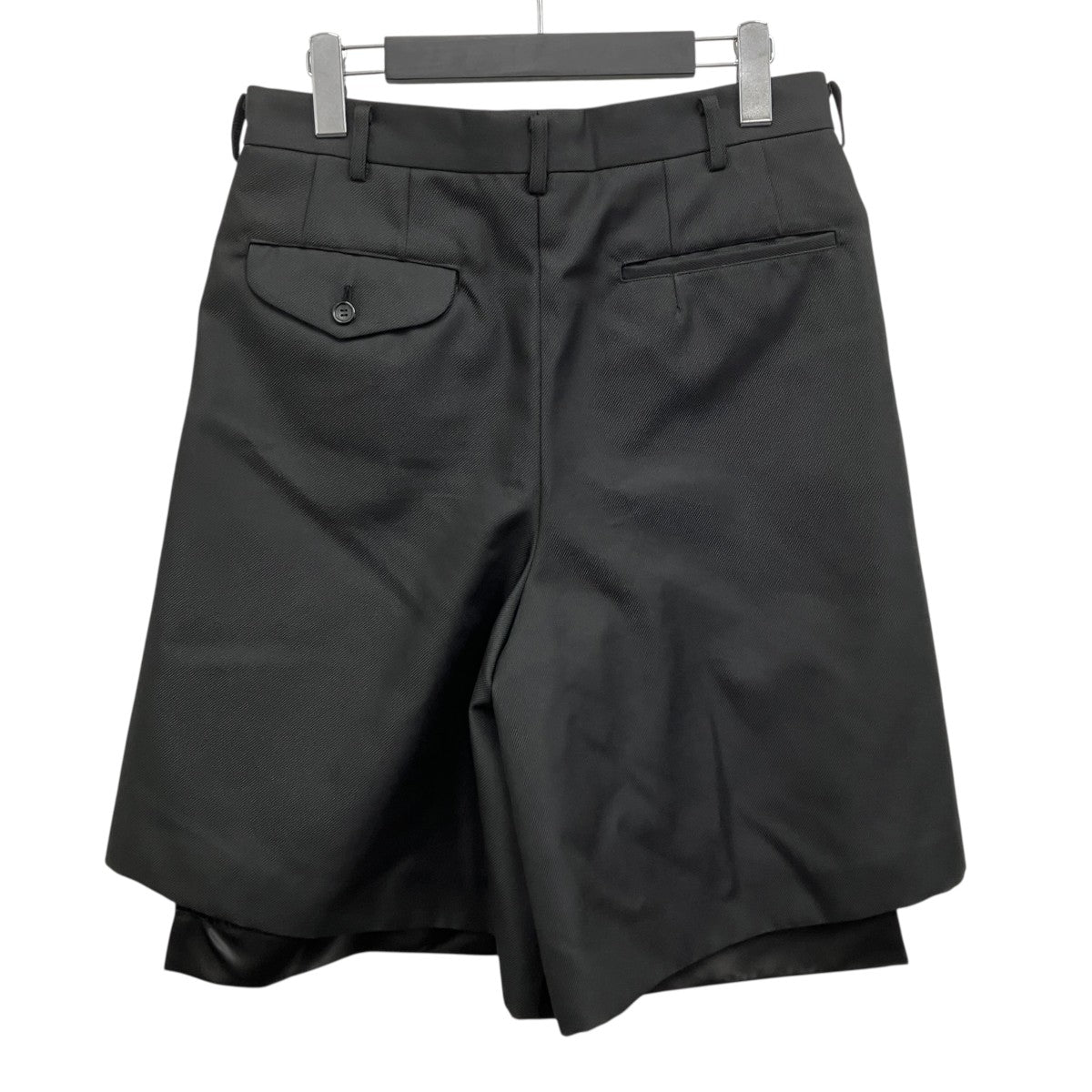 COMME des GARCONS HOMME PLUS 素材切替ハーフパンツ 古着・中古-2枚目のアイテム画像
