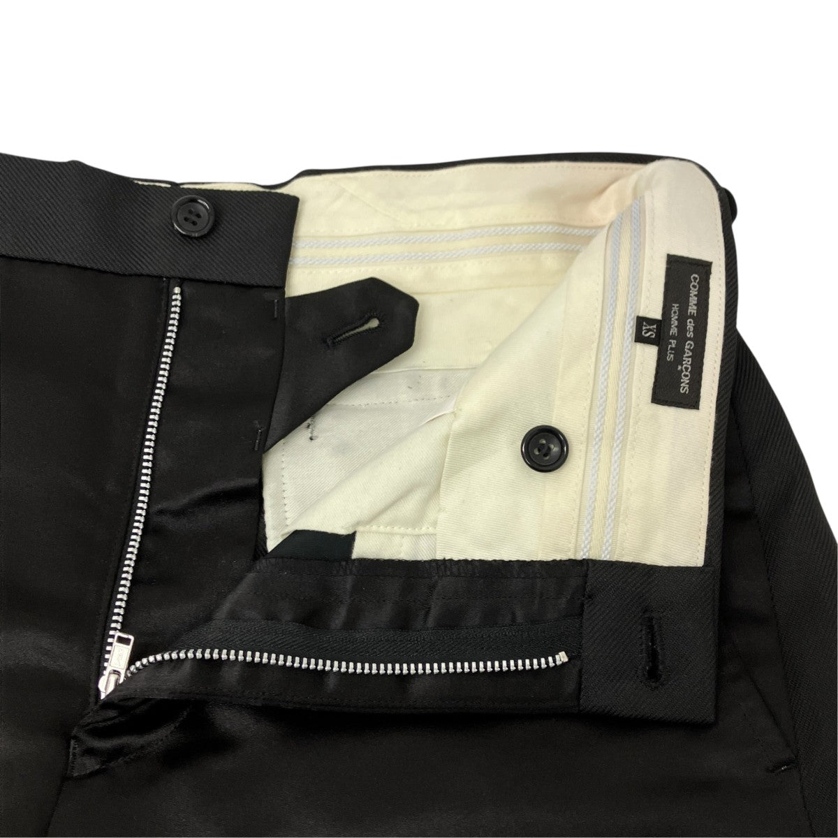 COMME des GARCONS HOMME PLUS 素材切替ハーフパンツ 古着・中古-4枚目のアイテム画像
