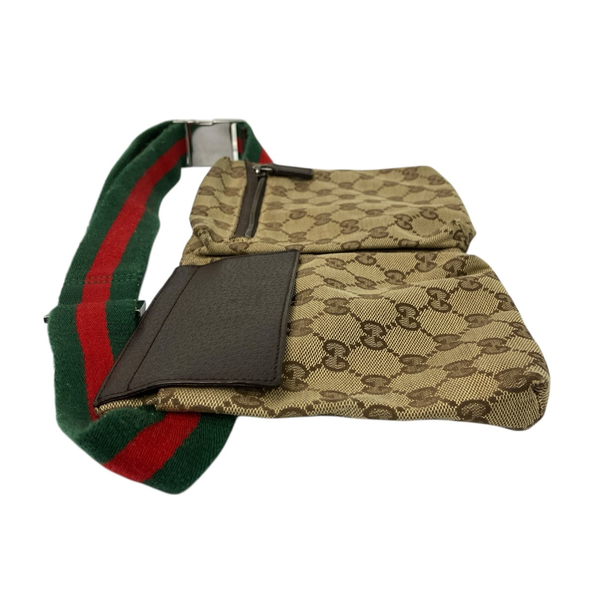 GUCCI GGキャンバス ウエストバッグ 古着・中古-4枚目のアイテム画像