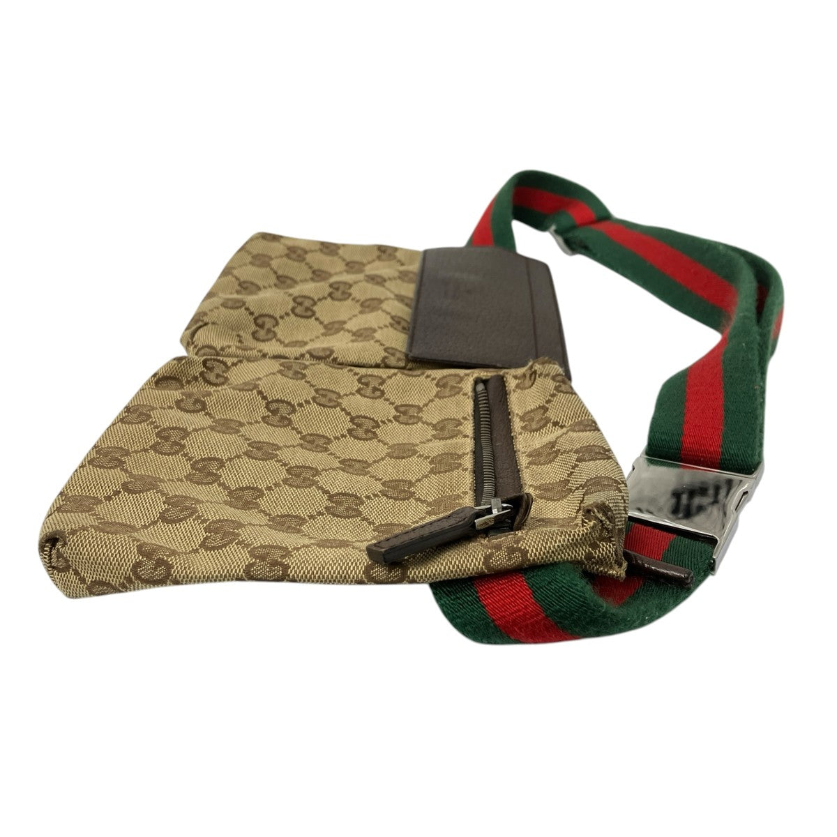 GUCCI GGキャンバス ウエストバッグ 古着・中古-5枚目のアイテム画像