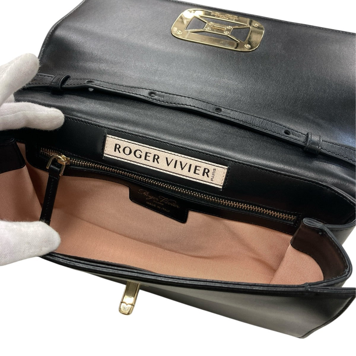 Roger Vivier VIV CHOC BAG 2WAYショルダーバッグ 古着・中古-7枚目のアイテム画像