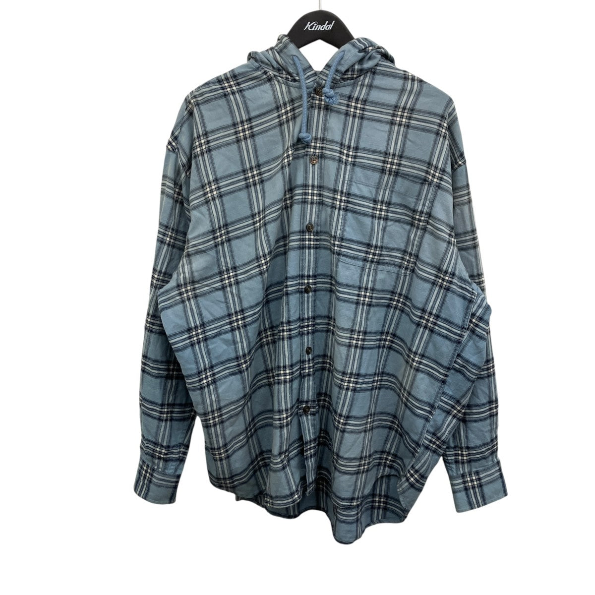 DIESEL フーデッドチェックシャツ 古着・中古-1枚目のアイテム画像