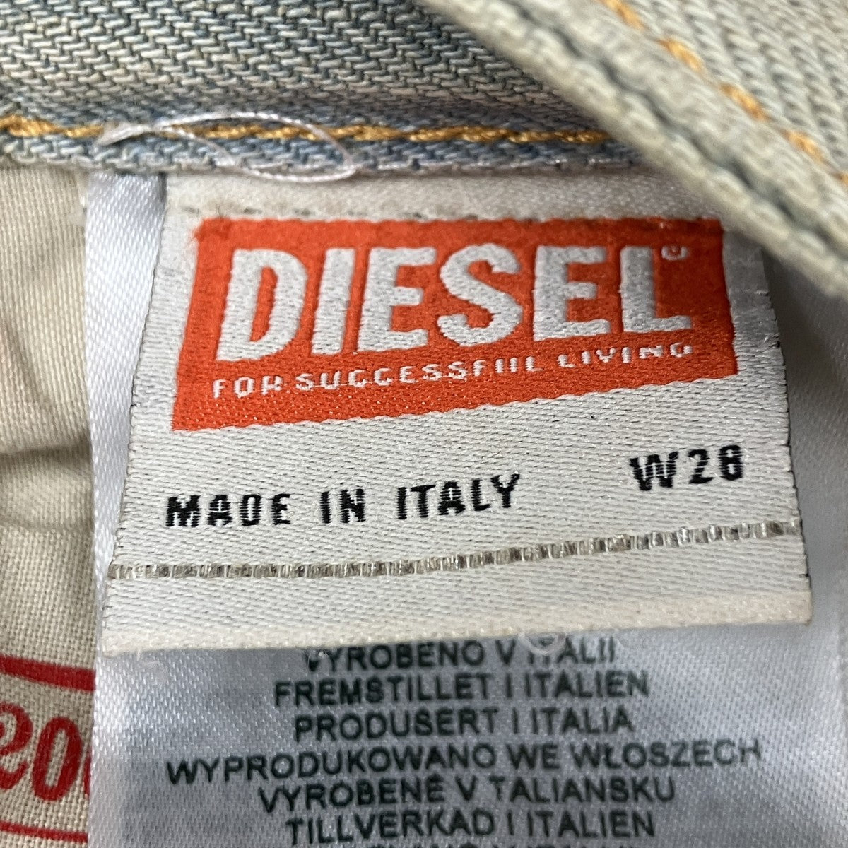 DIESEL ストレートデニムパンツ 古着・中古-7枚目のアイテム画像