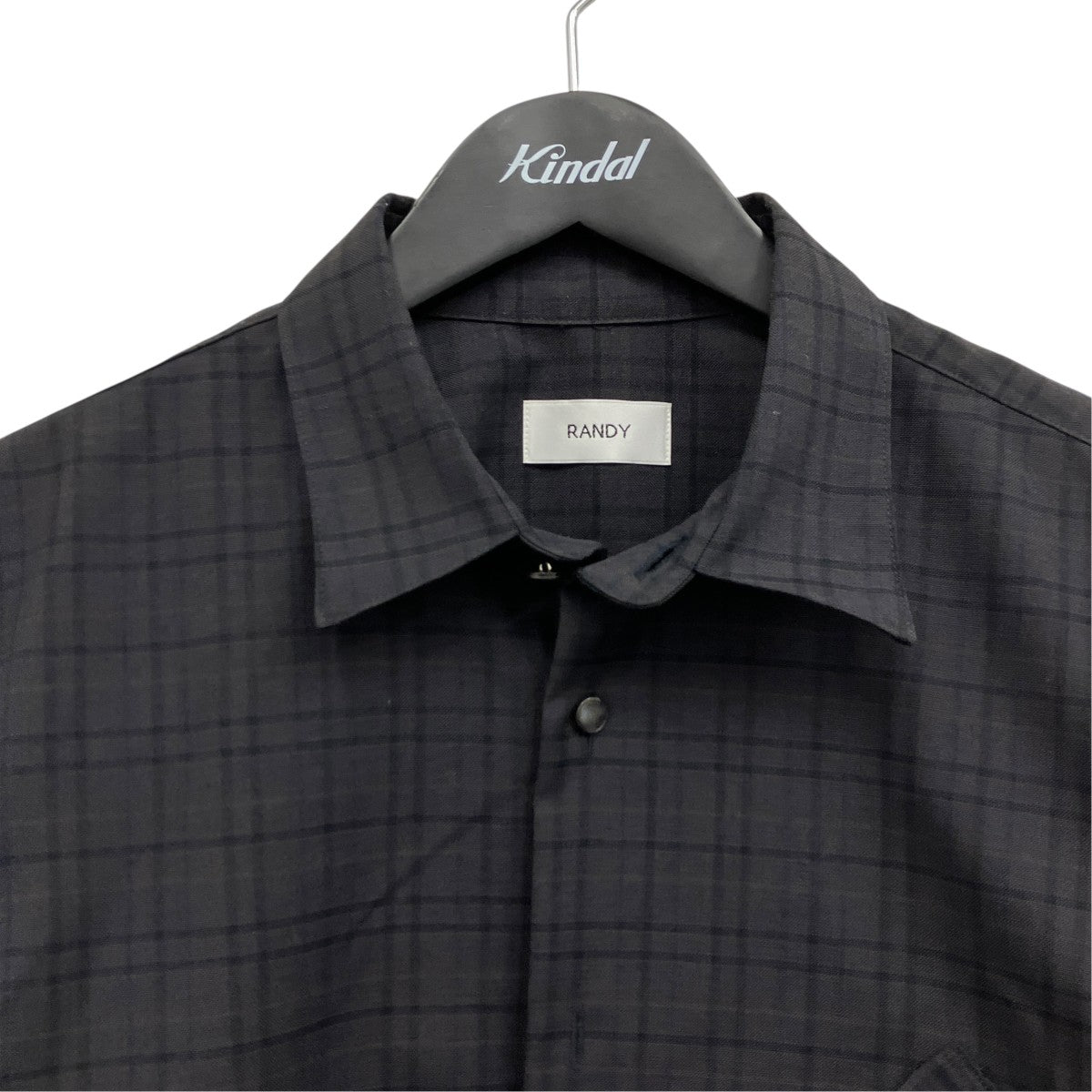 Randy(ランディー) Lean shirt デザインポケットチェックシャツ 21AW
