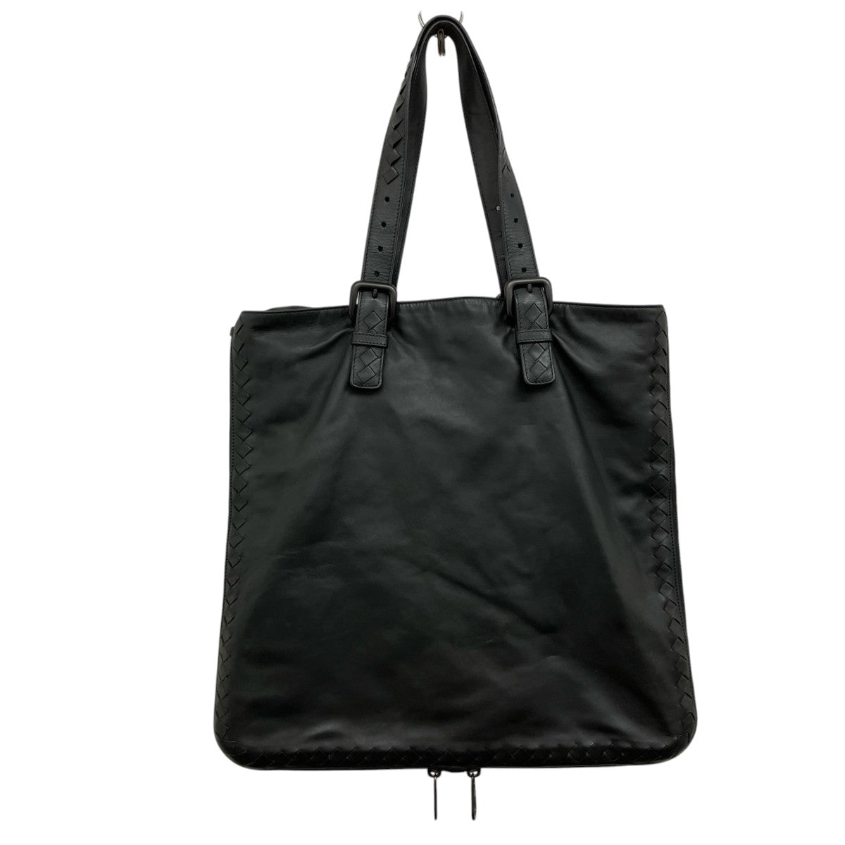 BOTTEGA VENETA イントレチャート ファスナー可変式 トートバッグ 古着・中古-1枚目のアイテム画像