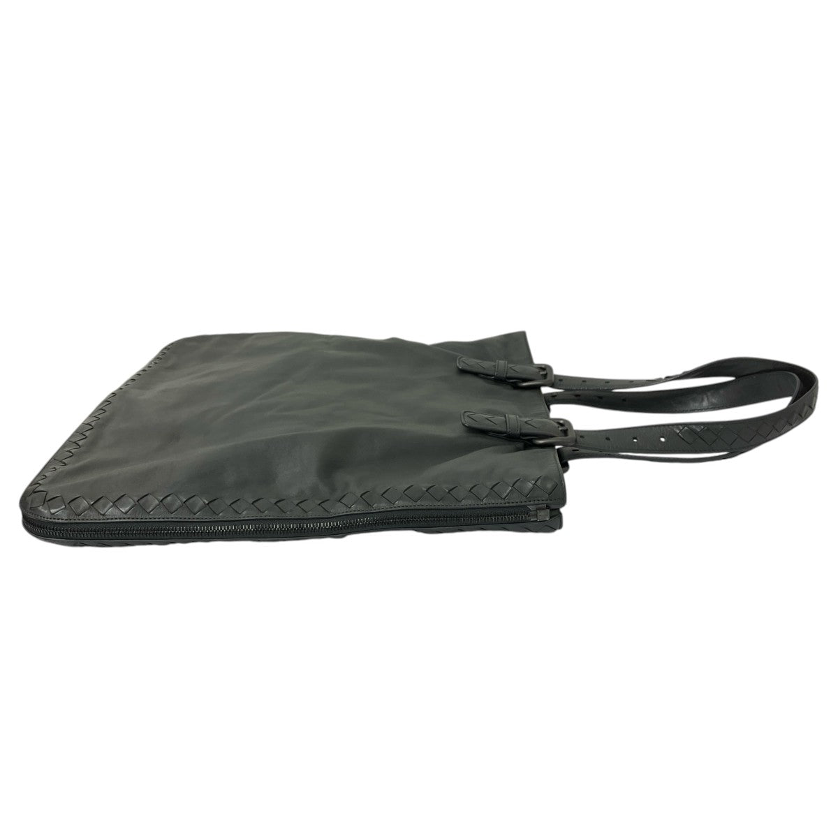 BOTTEGA VENETA イントレチャート ファスナー可変式 トートバッグ 古着・中古-3枚目のアイテム画像