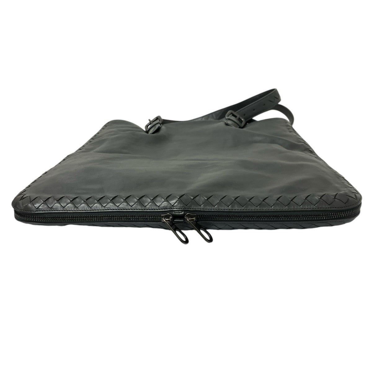 BOTTEGA VENETA イントレチャート ファスナー可変式 トートバッグ 古着・中古-5枚目のアイテム画像