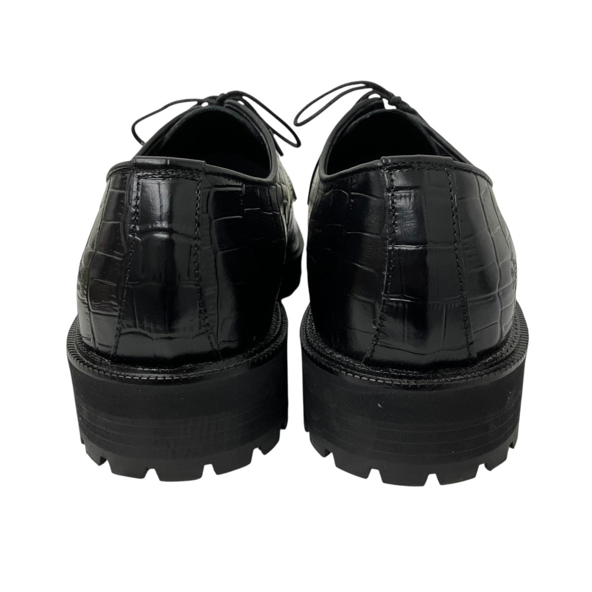 MENS CLASSIC PLAIN TOEクロコ型押しシューズ