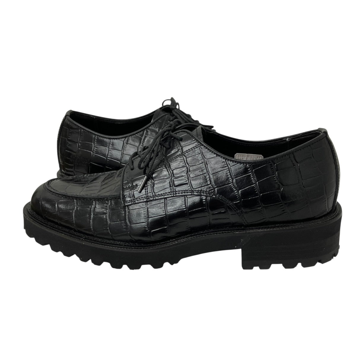 MENS CLASSIC PLAIN TOEクロコ型押しシューズ