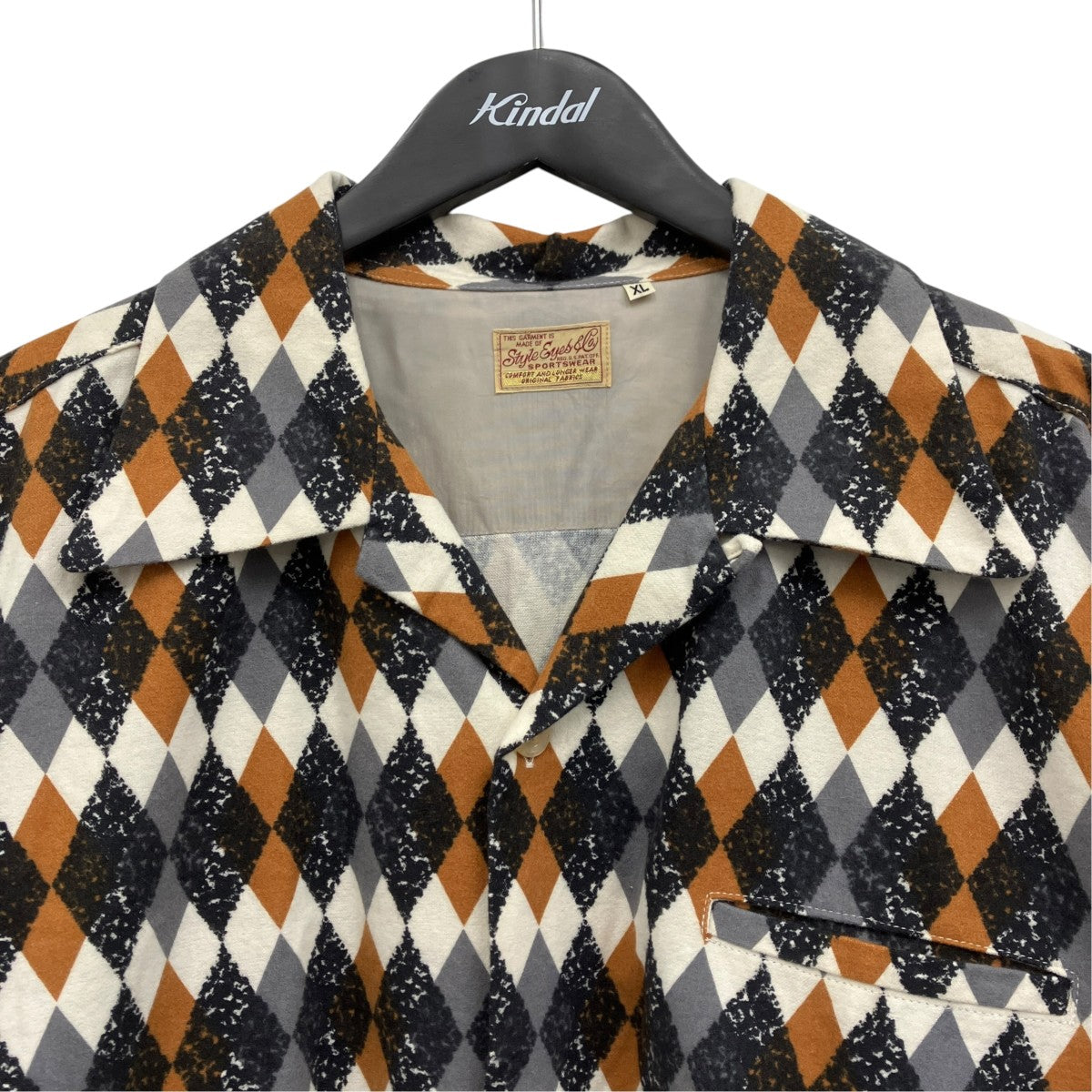 STYLE EYES フランネルシャツ 古着・中古-3枚目のアイテム画像