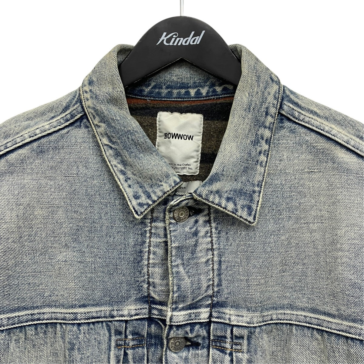 BOWWOW BLANKET LINED DENIM JKブランケットライニングデニムジャケット 古着・中古-3枚目のアイテム画像