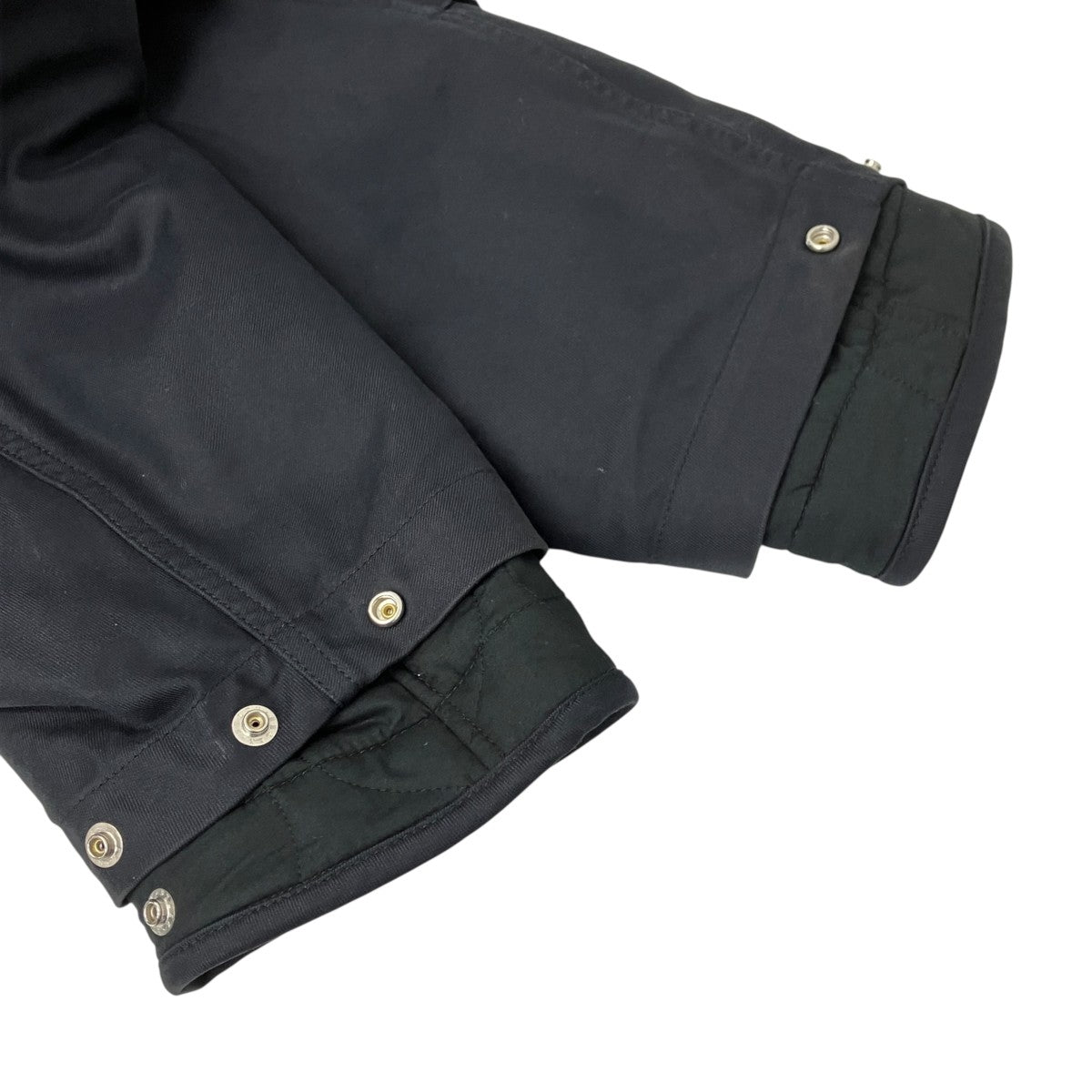 ALMOSTBLACK WOVEN LAYERD MILITARY COAT ウーブンレイヤードミリタリ-コート 古着・中古-6枚目のアイテム画像