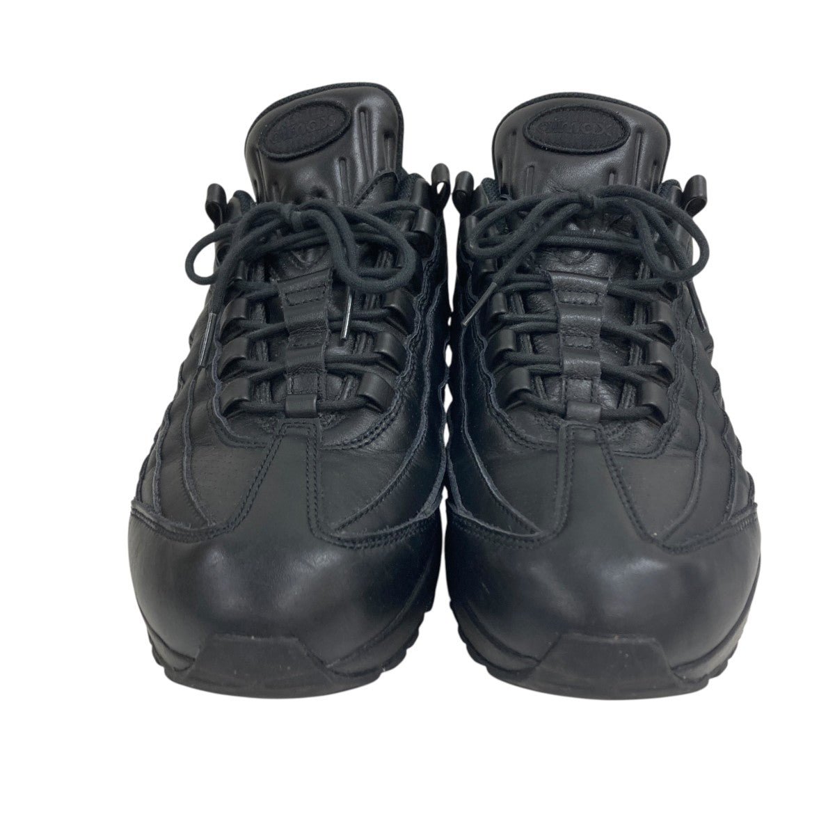 NIKE Air Max 95 Big Bubble Leather Triple Black ローカットスニーカー 古着・中古-2枚目のアイテム画像
