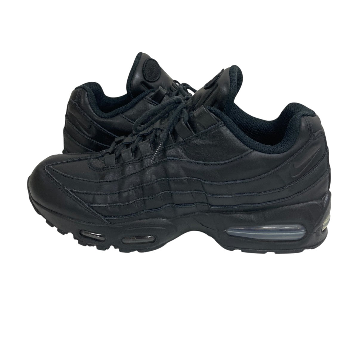 NIKE Air Max 95 Big Bubble Leather Triple Black ローカットスニーカー 古着・中古-4枚目のアイテム画像