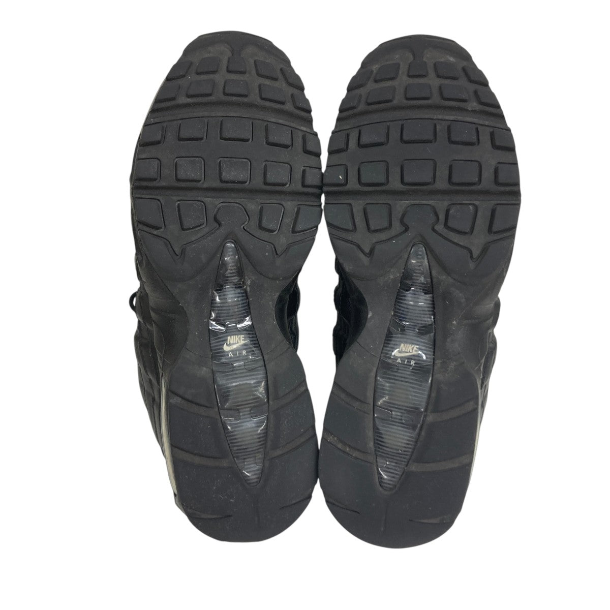 NIKE Air Max 95 Big Bubble Leather Triple Black ローカットスニーカー 古着・中古-7枚目のアイテム画像