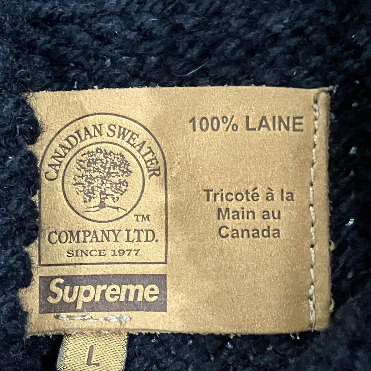 Supreme CAMACHO COWICHAN SWEATER カマチョカウチンニット 古着・中古-5枚目のアイテム画像