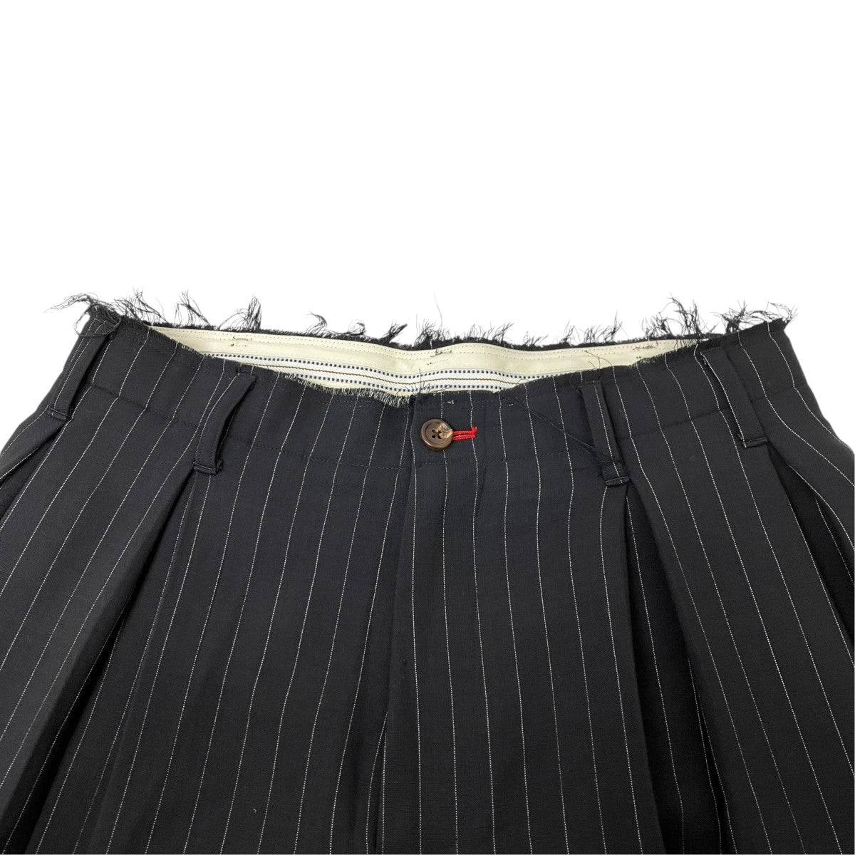 ストライプコクーンシルエットパンツ