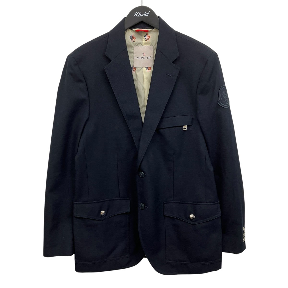 CREIL GIACCA ワンポイントパッチテーラードジャケット