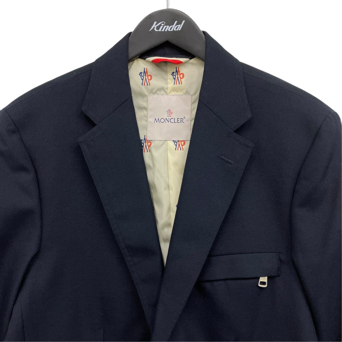 CREIL GIACCA ワンポイントパッチテーラードジャケット