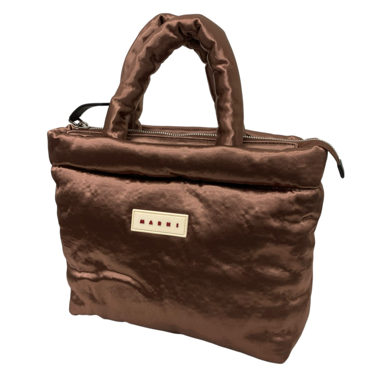 MARNI サテン パフトートバッグ 古着・中古-1枚目のアイテム画像