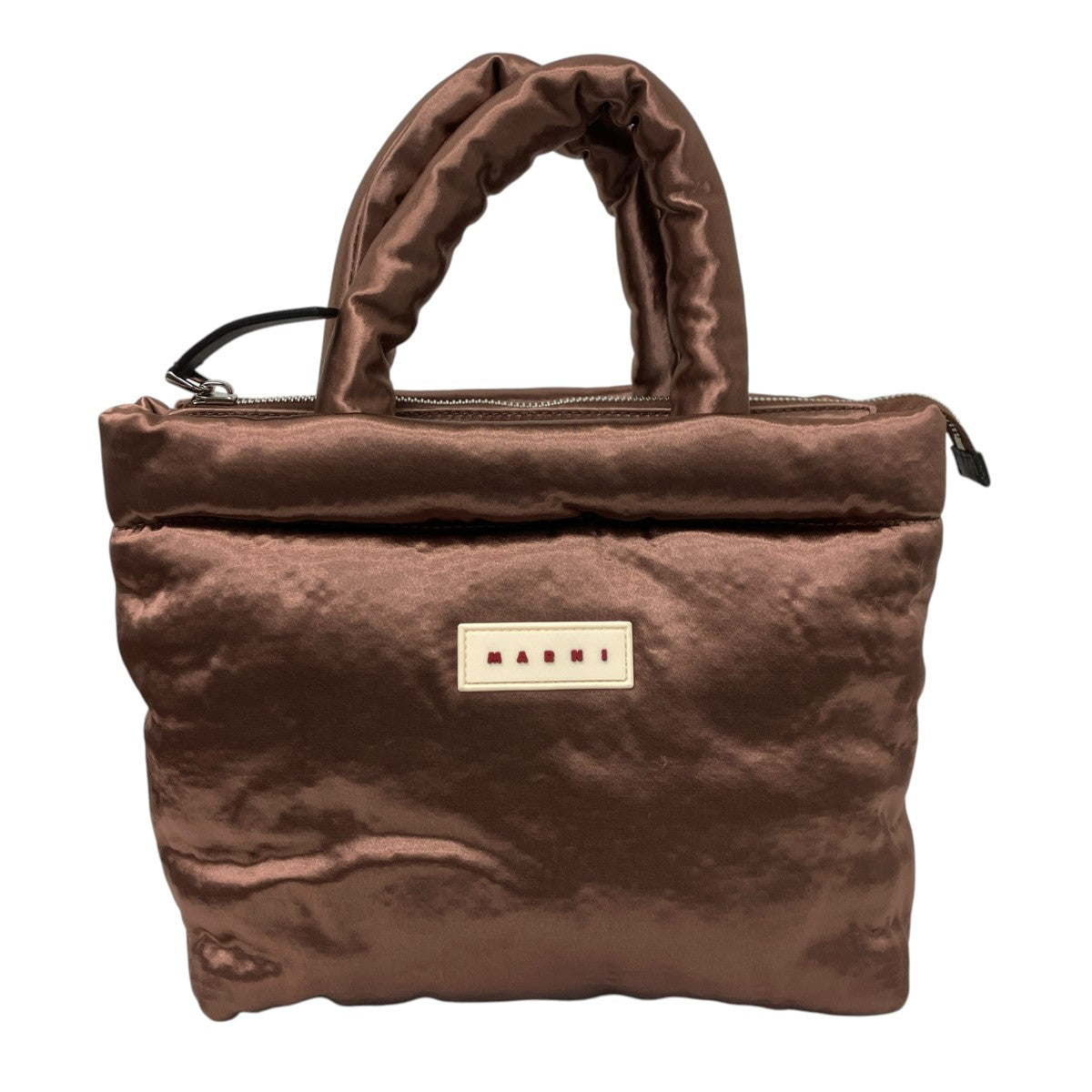 MARNI サテン パフトートバッグ 古着・中古-2枚目のアイテム画像