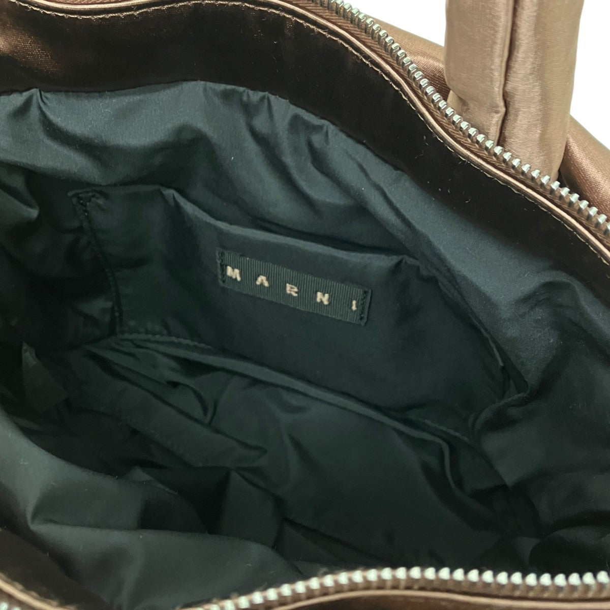 MARNI サテン パフトートバッグ 古着・中古-6枚目のアイテム画像