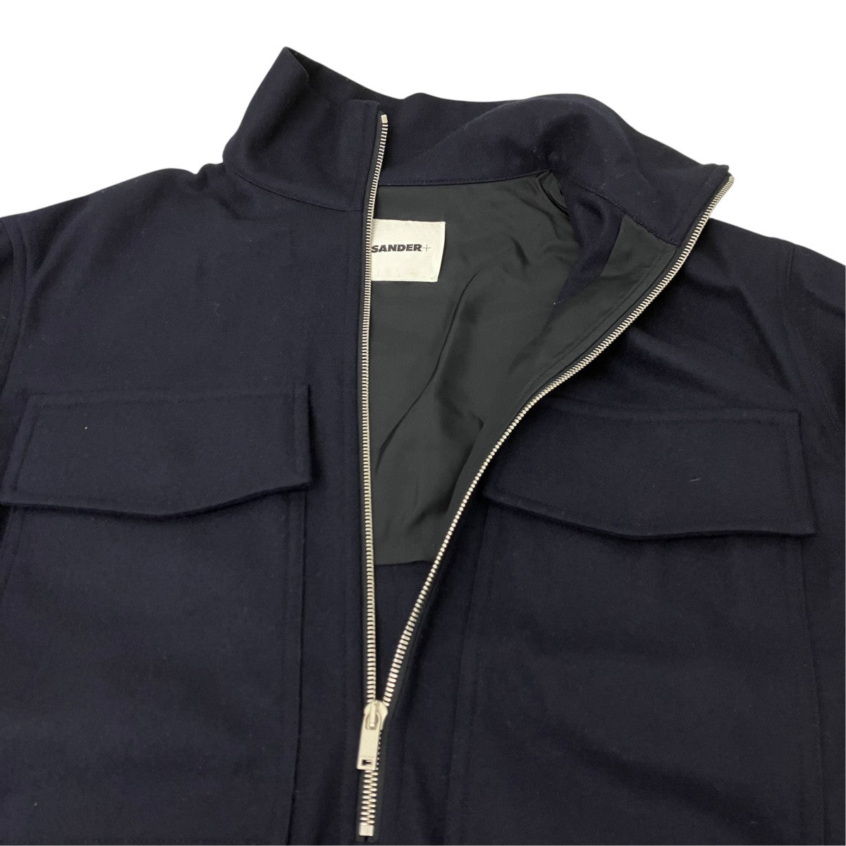 JIL SANDER+ ウールプルオーバーシャツ 古着・中古-4枚目のアイテム画像