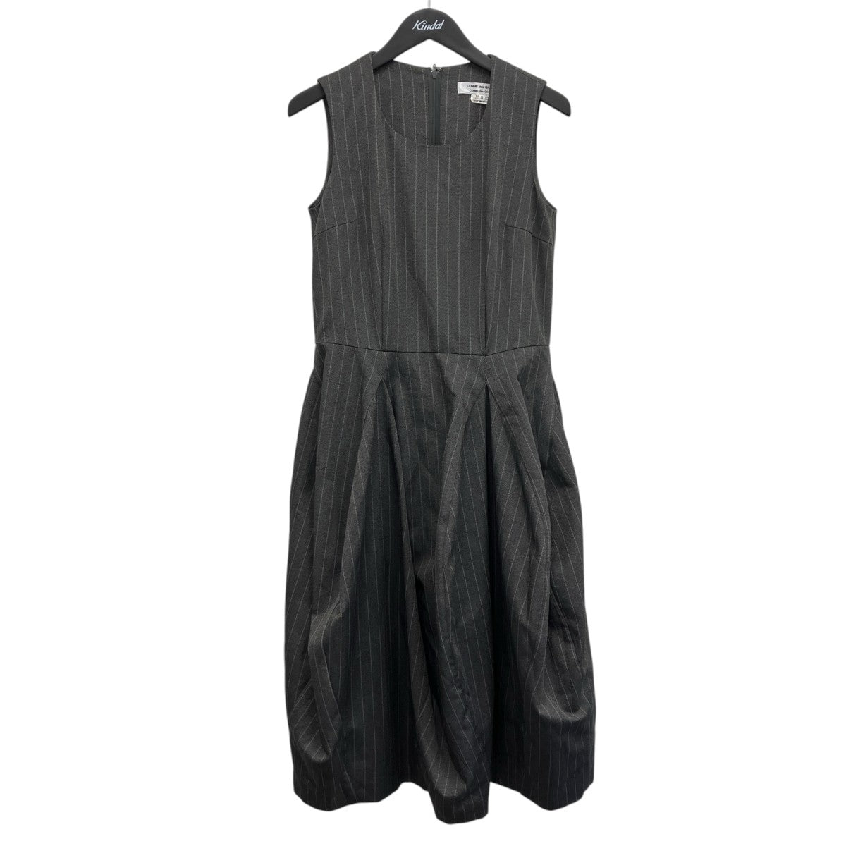 COMME des GARCONS COMME des GARCONS ノースリーブストライプバルーンワンピース 古着・中古-1枚目のアイテム画像