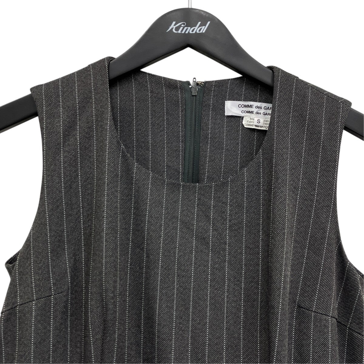 COMME des GARCONS COMME des GARCONS ノースリーブストライプバルーンワンピース 古着・中古-3枚目のアイテム画像