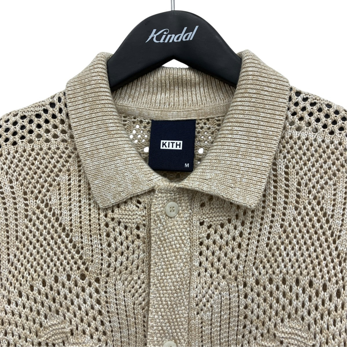 KITH カーディガン　M KITH(キス) クロシェットニットカーディガン 23-080-060-0000-2-0