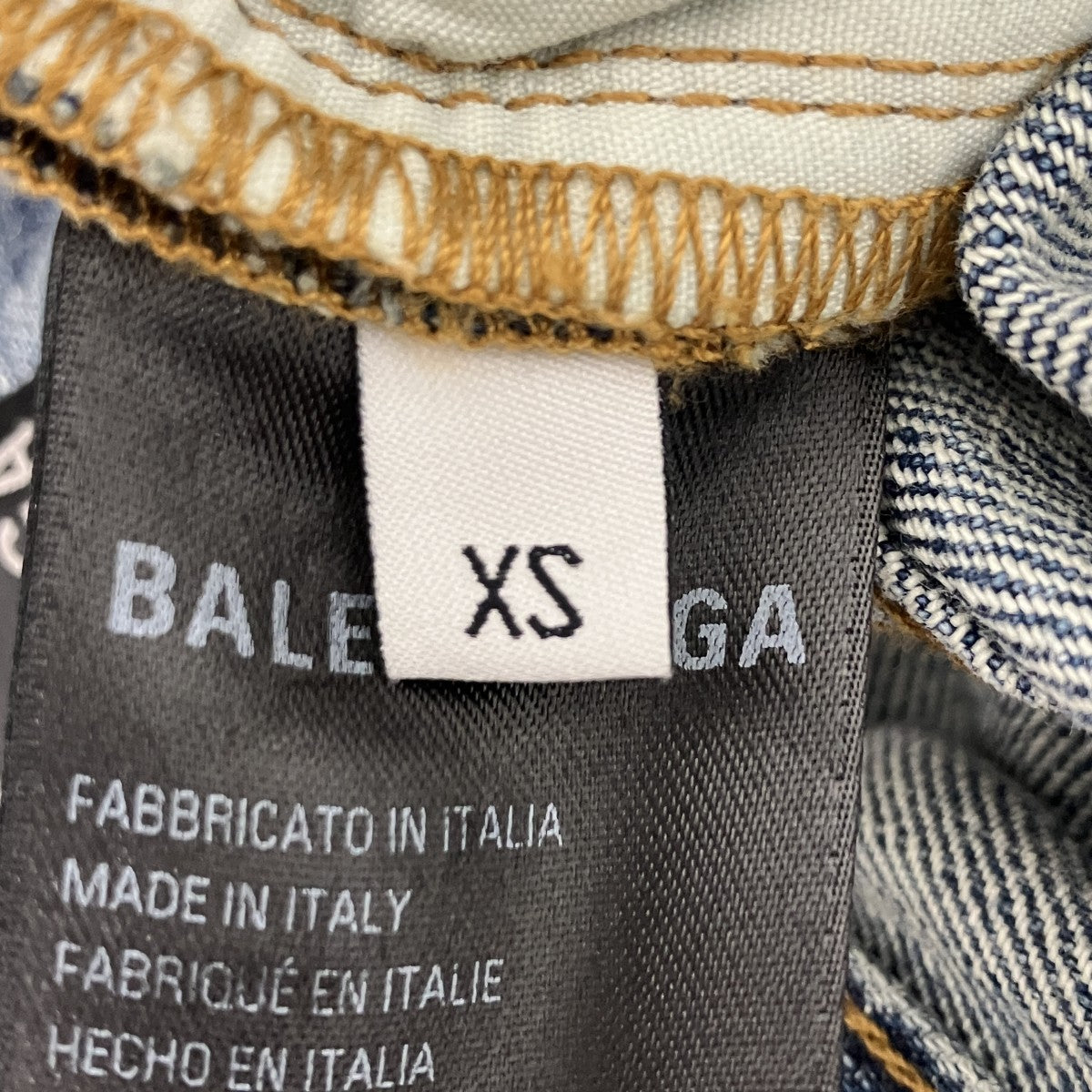 BALENCIAGA トライバルバギーデニム 古着・中古-7枚目のアイテム画像