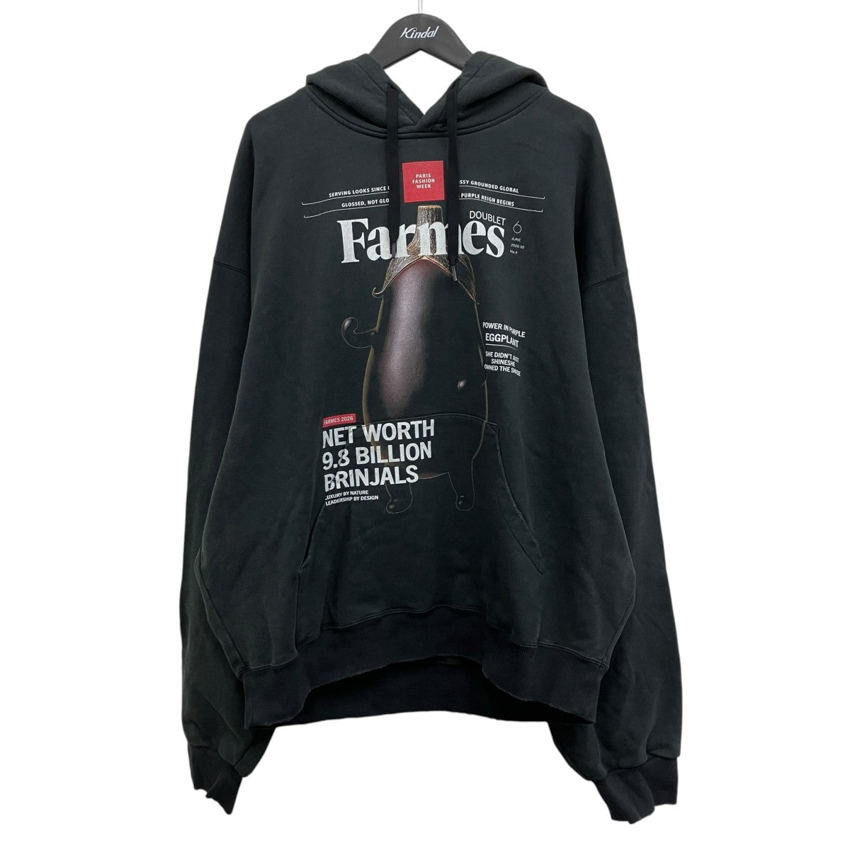 doublet グラフィックプリントパーカー 古着・中古-1枚目のアイテム画像