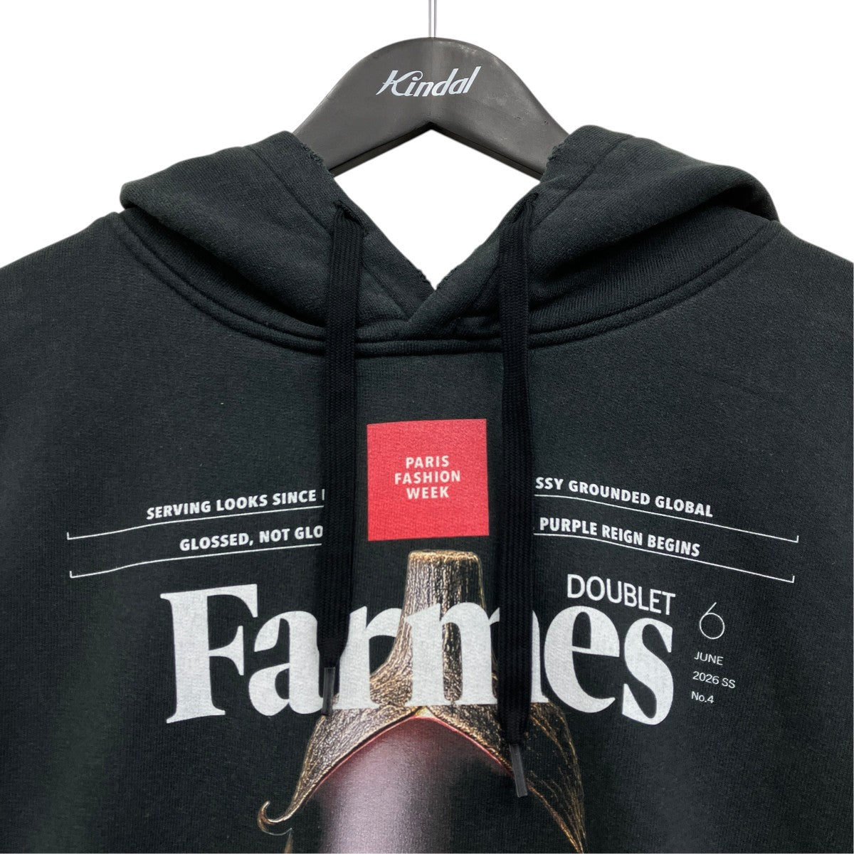 doublet グラフィックプリントパーカー 古着・中古-3枚目のアイテム画像