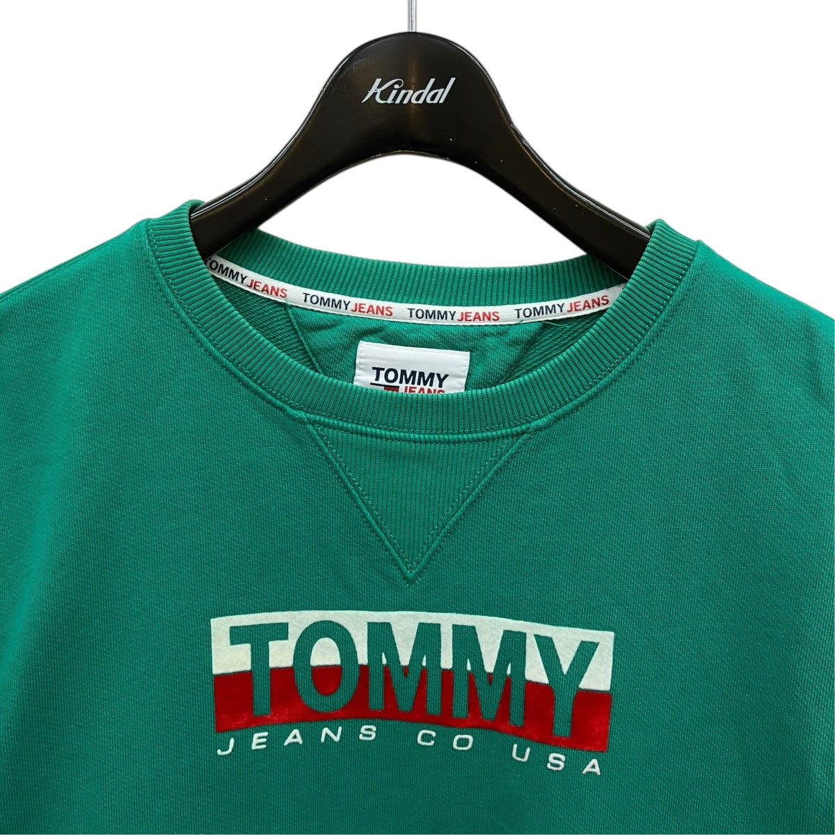 TOMMY JEANS クルーネックスウェットTHG-74720 古着・中古-2枚目のアイテム画像